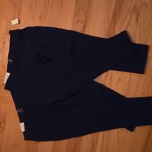Two Brand New Talbots New Pull On Cropped Leggings Size Small